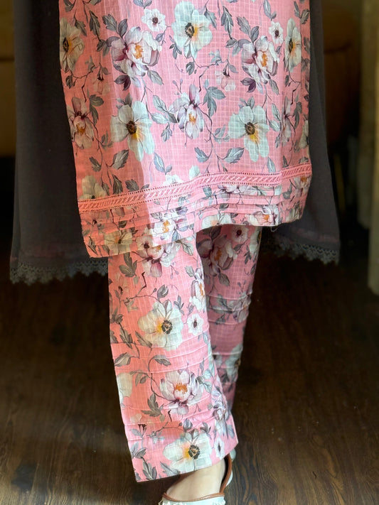 3-Piece Dobby Lawn Stitched Dress - 249