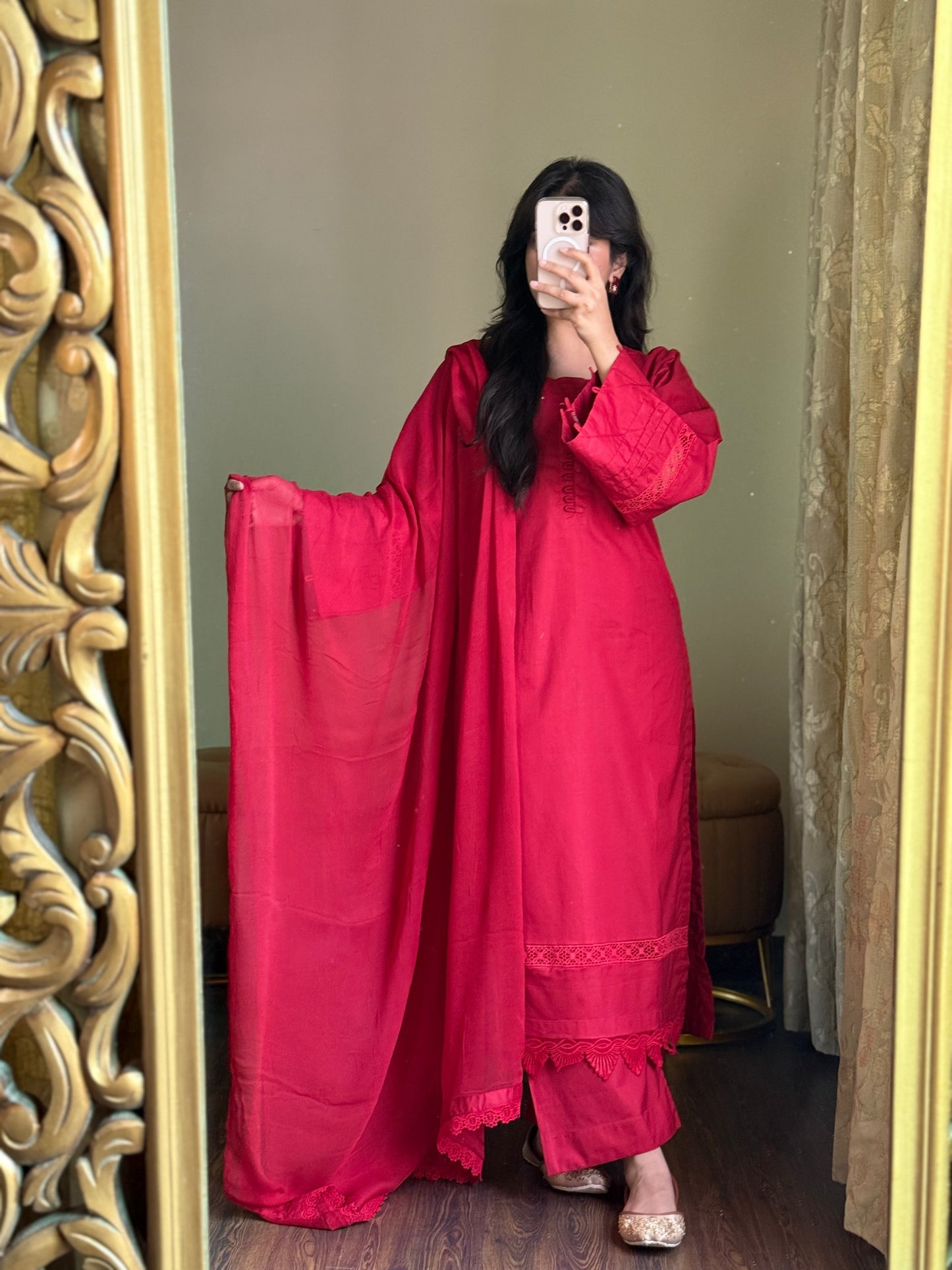 3-Piece Premium Lawn Stitched Suit-259