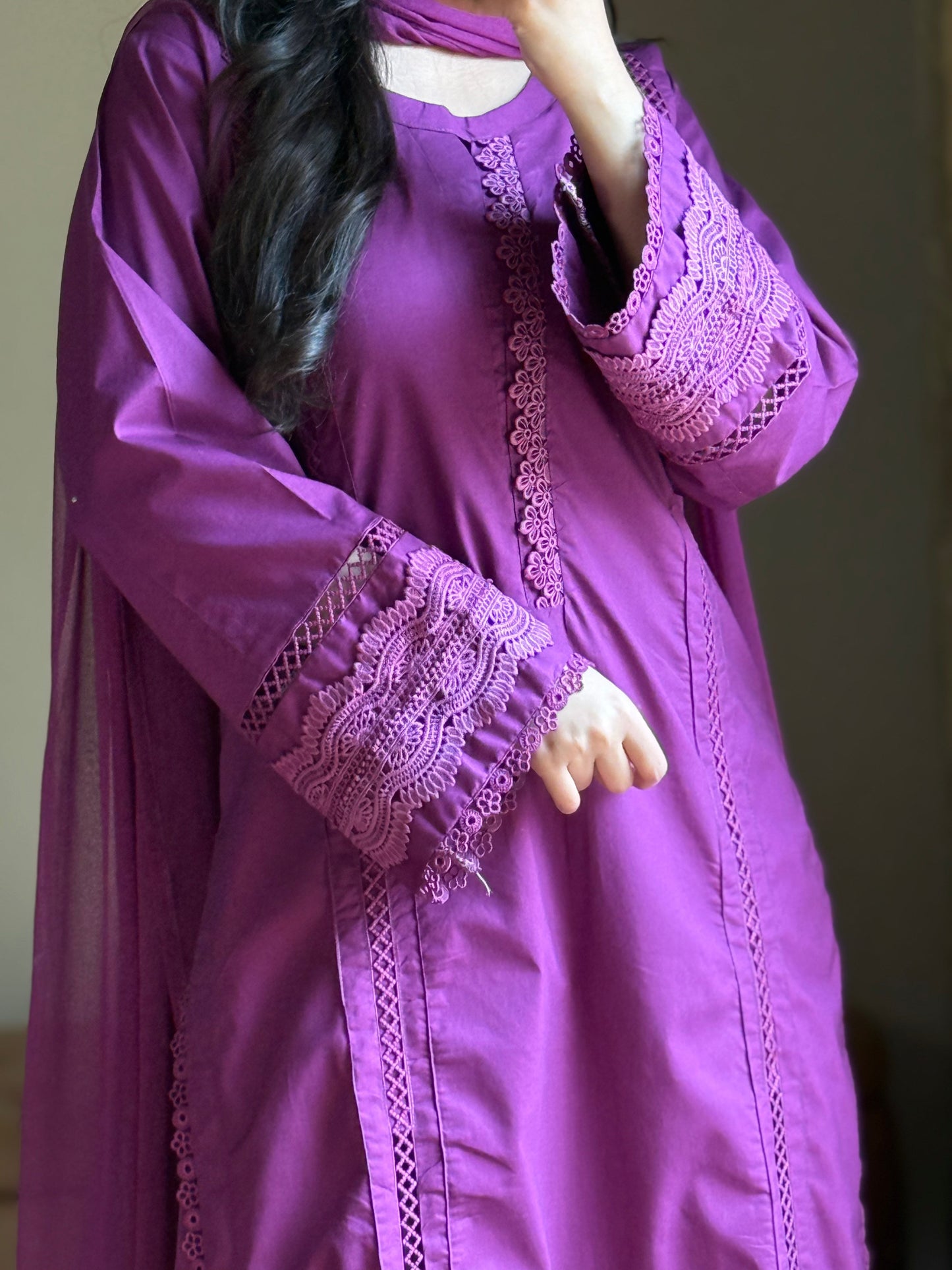 3-Piece Premium Lawn Stitched Suit-247