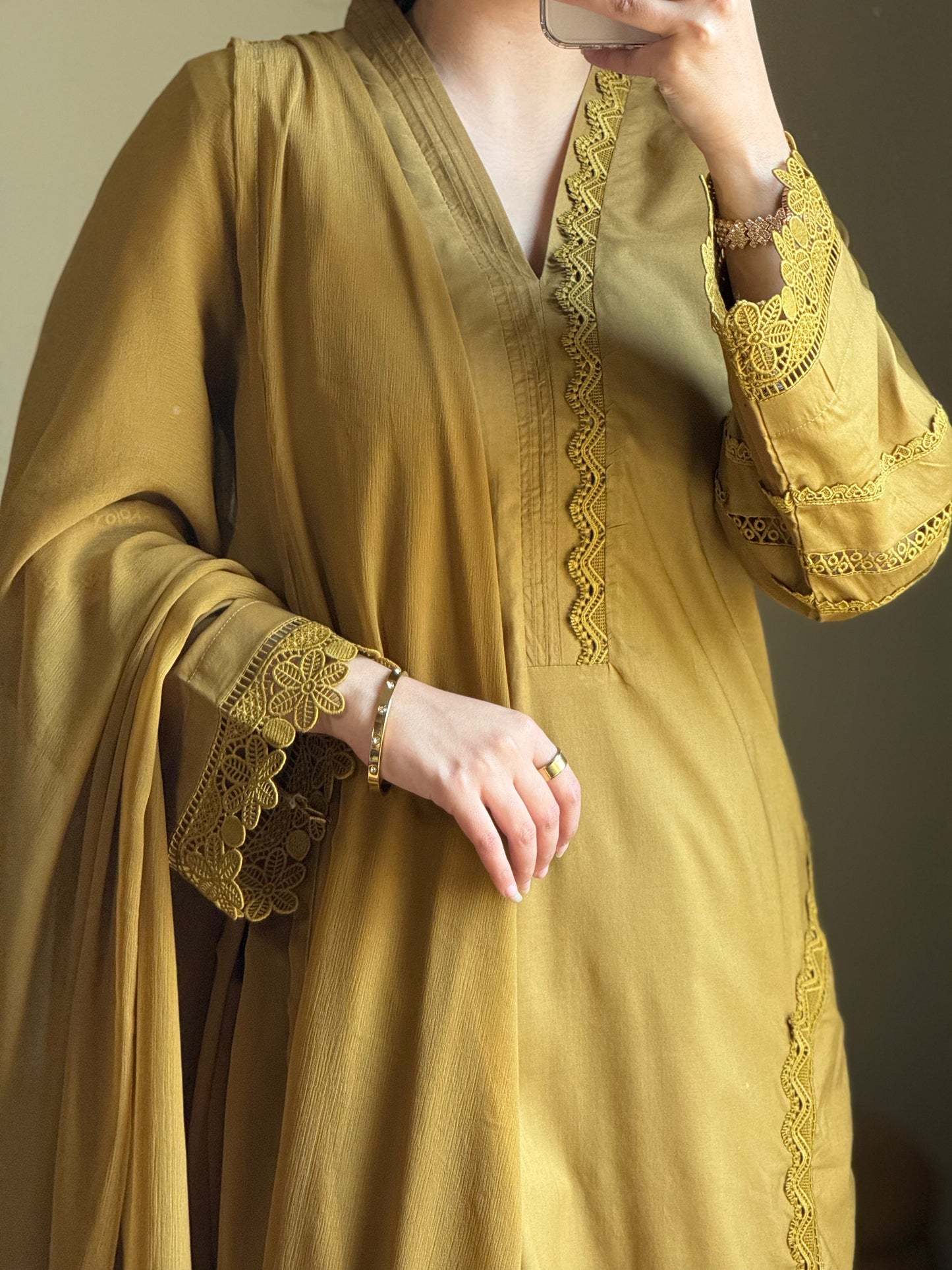 3-Piece Premium Lawn Stitched Suit-246