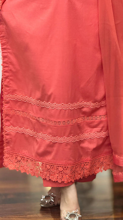 3-Piece Premium Lawn Stitched Suit-286