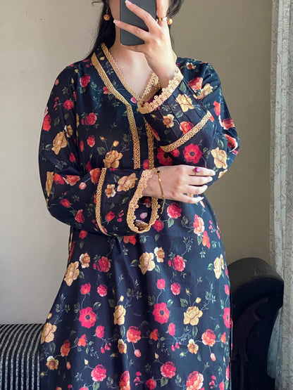 3 Piece - Lawn Printed Stitched Dress - 263