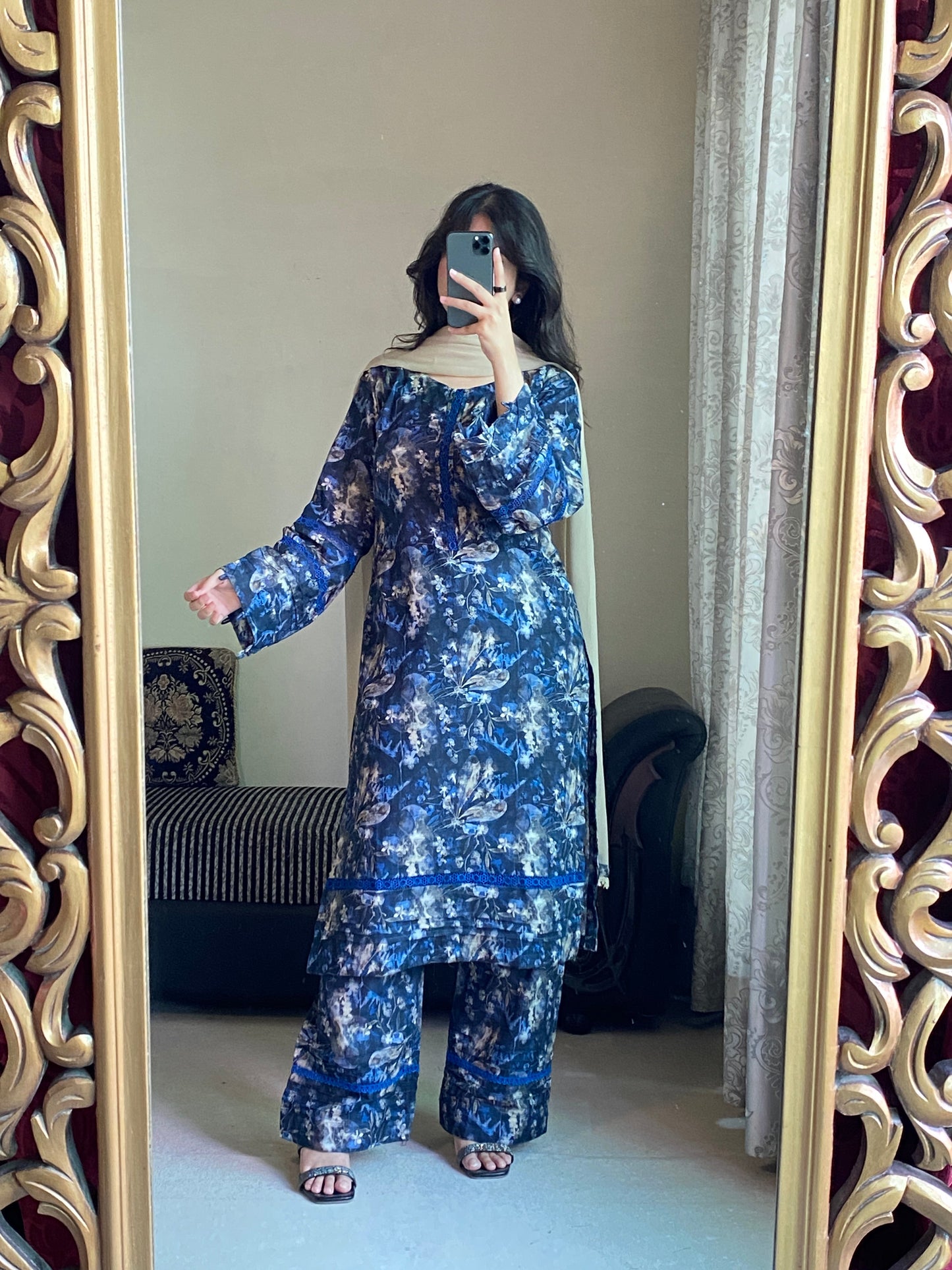 3 Piece - Lawn Printed Stitched Dress - 231