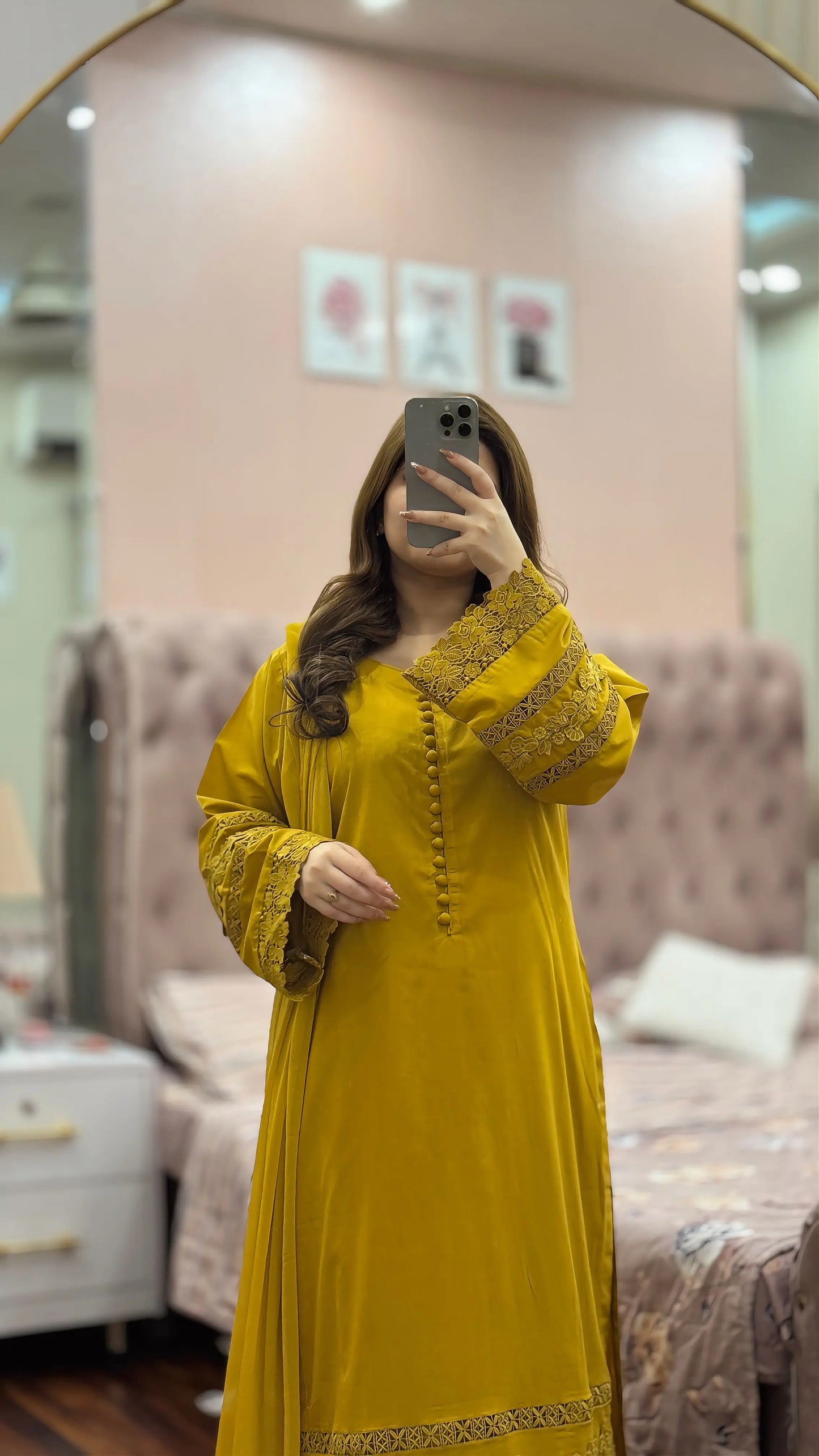 3-Piece Premium Lawn Stitched Suit-261