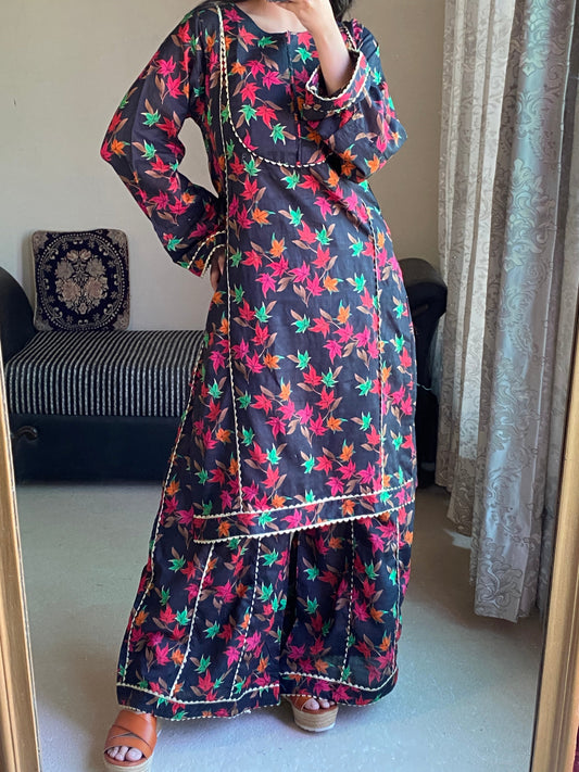 3 Piece-Bana Dora Lawn Stitched Dress- 90