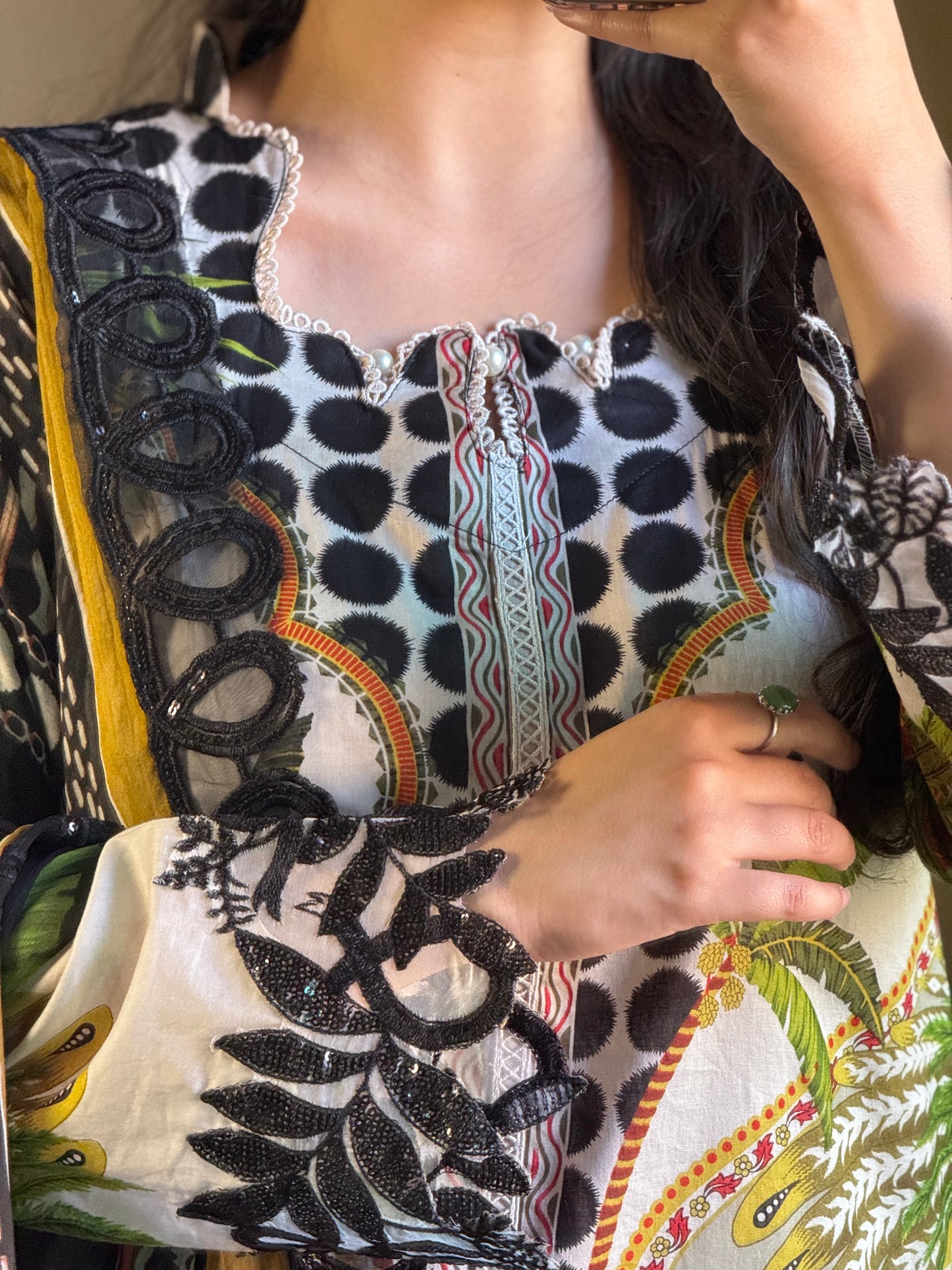 3 Piece - Embroidered Pure Lawn Suit-271