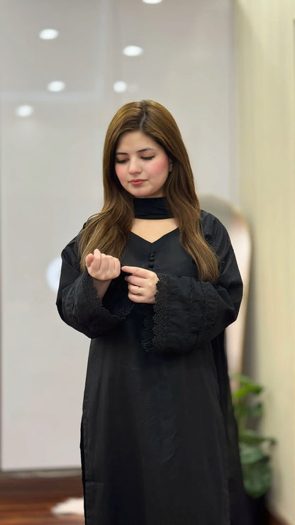 3-Piece Premium Lawn Stitched Suit-275
