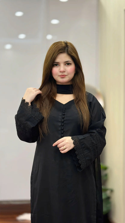 3-Piece Premium Lawn Stitched Suit-275